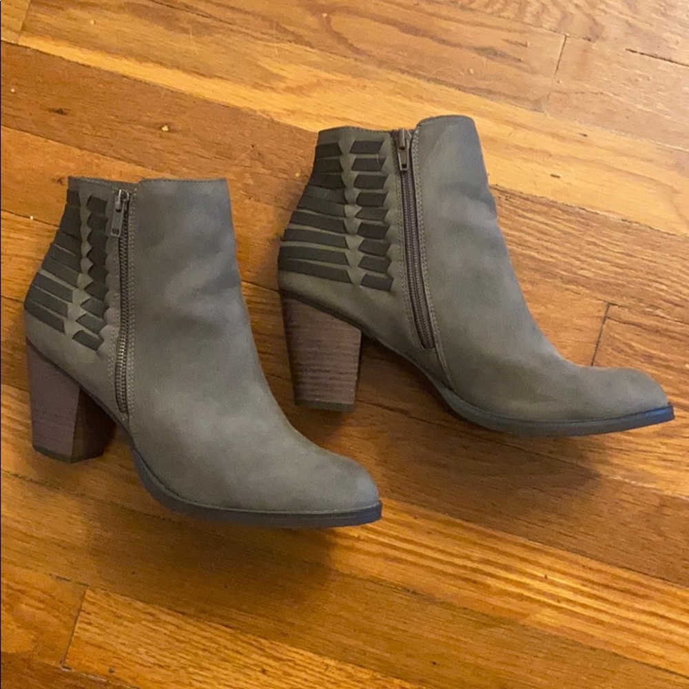 Gray Booties